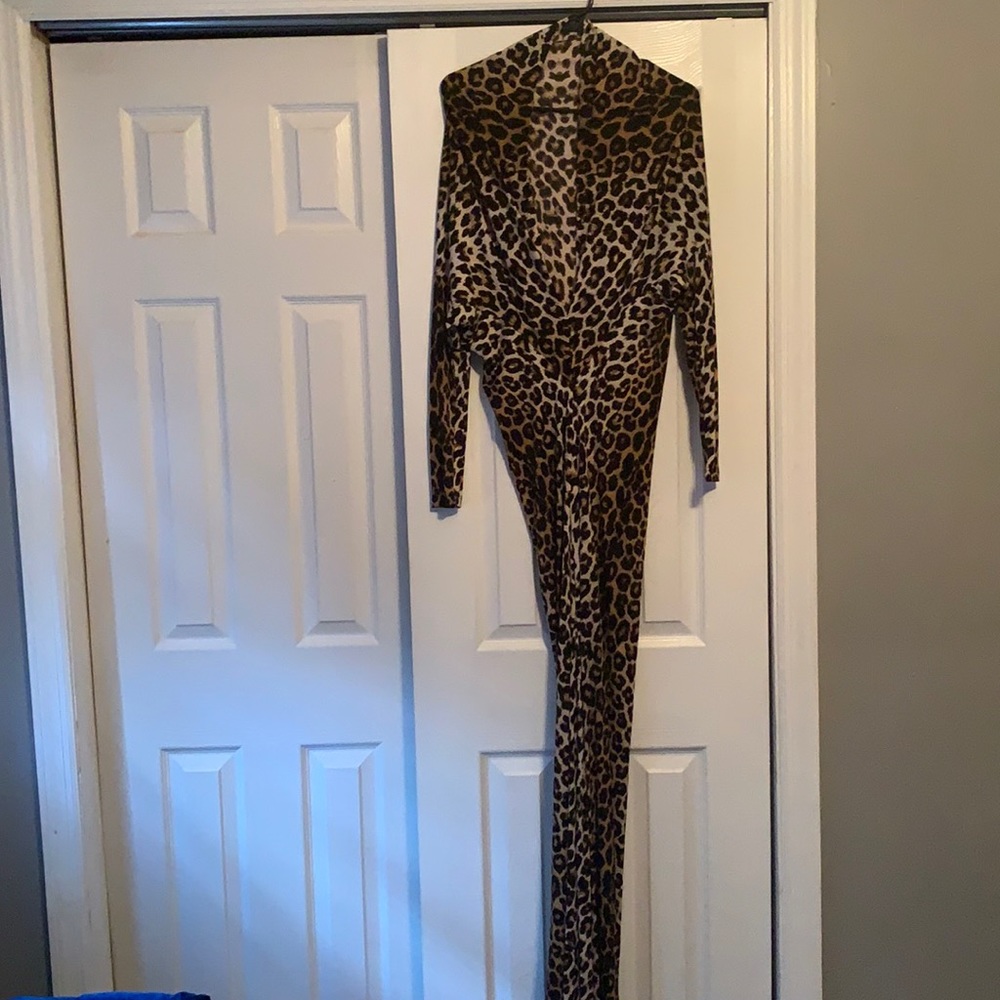 Cheetah Print Maxi Dress